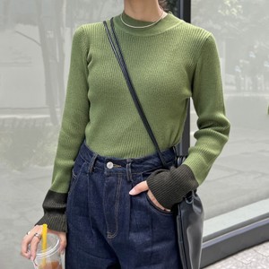 配色ニット
