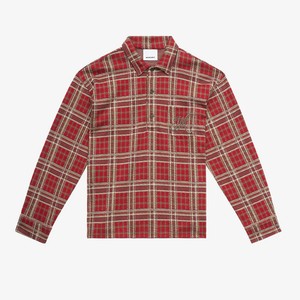 チェック柄シャツ