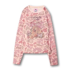 ラインストーンTシャツ