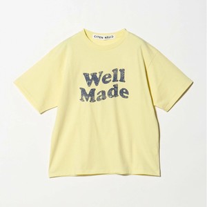 イエローのプリントTシャツ