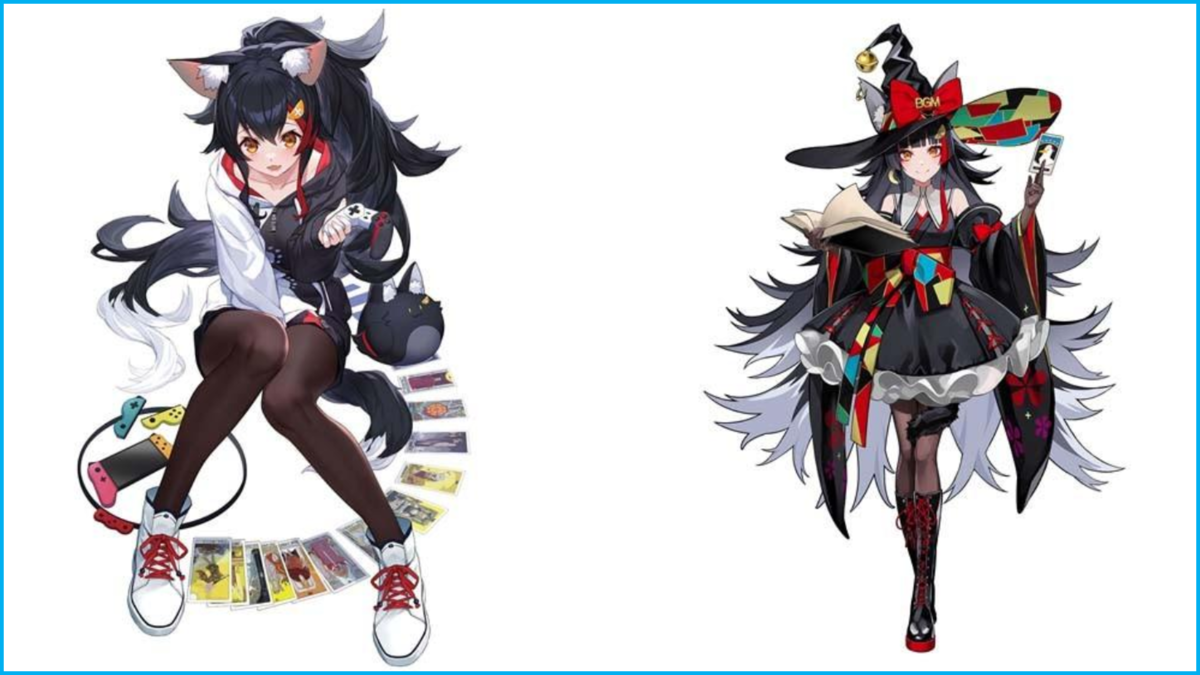 ホロライブ×ぷにぷに 大神ミオ マウスパッド バ*ー様 妖怪ウォッチぷにぷに ホロライブコラボ マウスパッド 百鬼
