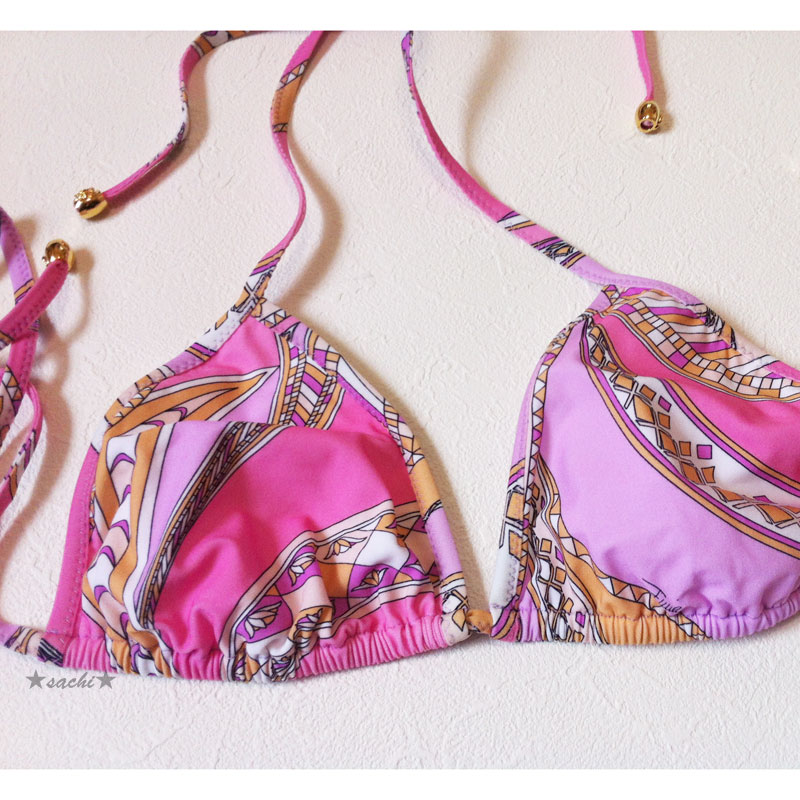 Emilio Pucci / 三角ビキニ ピンク - Sachi's Emilio Pucci Collection