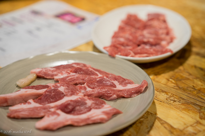 特上霜降りラムと上ラム