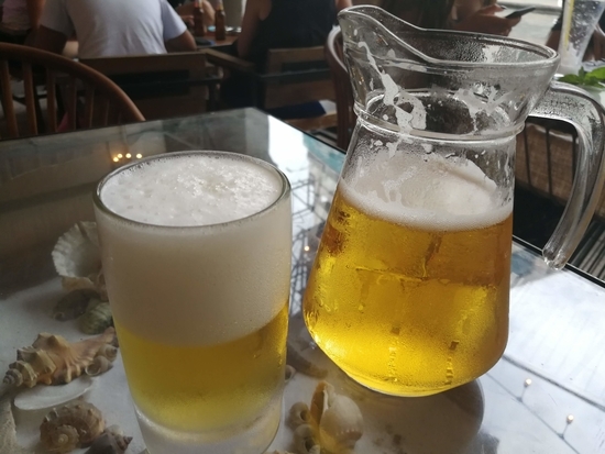 ビールのピッチャー