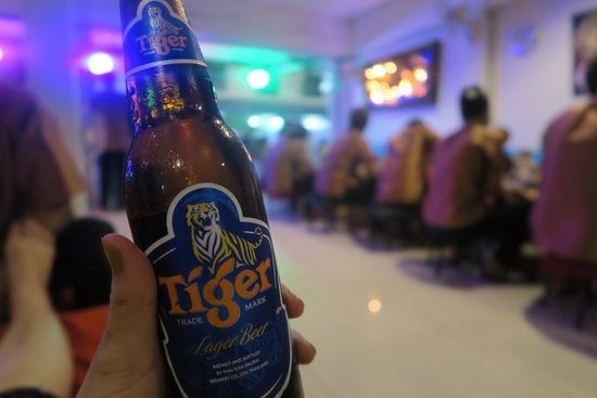 マッサージ中に飲むこともできる