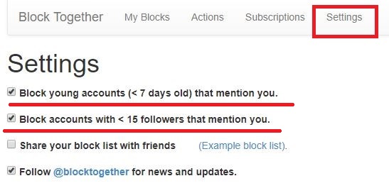 迷惑なフォロワーを自動でブロックする Block Together でできること
