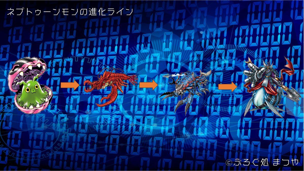 ネプトゥーンモンの進化ライン