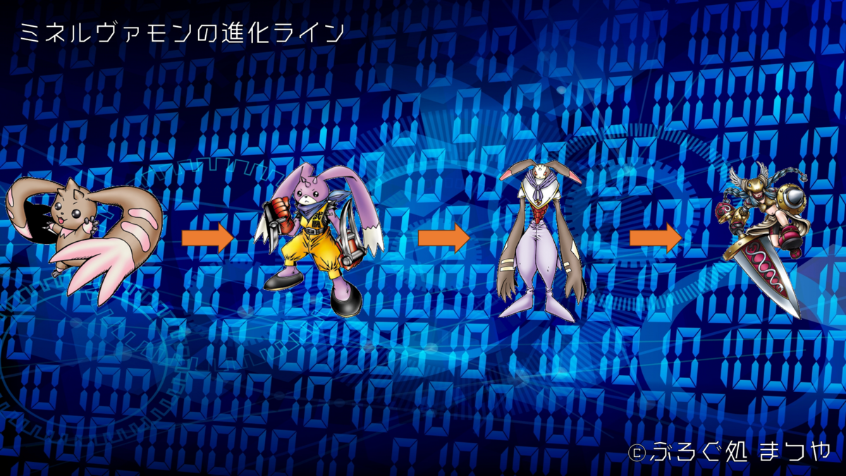 ミネルヴァモンの進化ライン