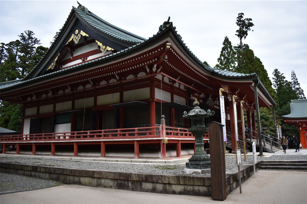 比叡山にある世界文化遺産の延暦寺