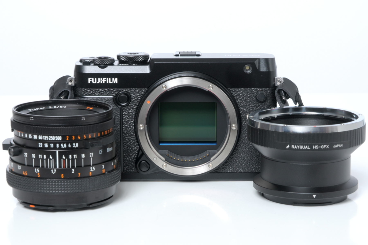 omoti Fujifilm GFX50R　レンズ５本付き FUJIFILM GFX50R＋HASSELBLAD Vシステムレンズ - 信州上田カメラ