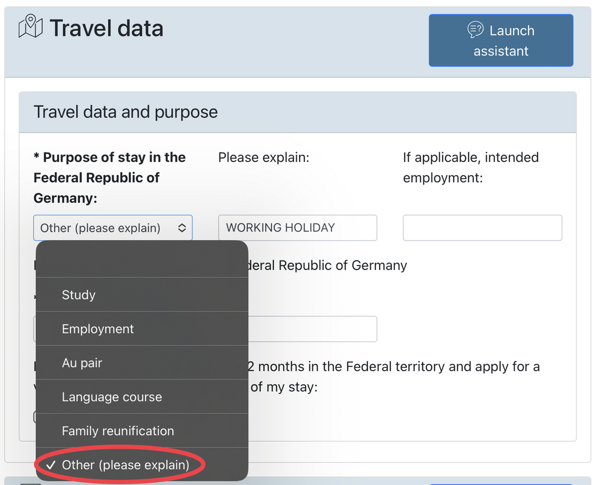 ドイツ ワーホリビザ申請 VIDEXの記入方法③④ - Matsuri's Blog