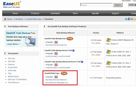 easeus disk copy ツールで hdd 環境を ssd へ丸ごと移行 データの
