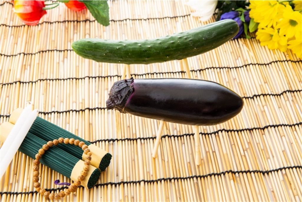 精霊馬 精霊牛 お盆にきゅうりの馬 なすの牛を飾るのはなぜ アタマの中は花畑