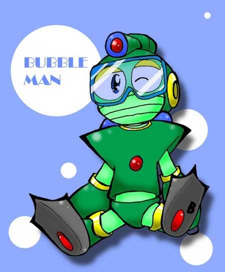 個別 イラスト バブルマン ロックマン2 の写真 画像 I Love Videogamech
