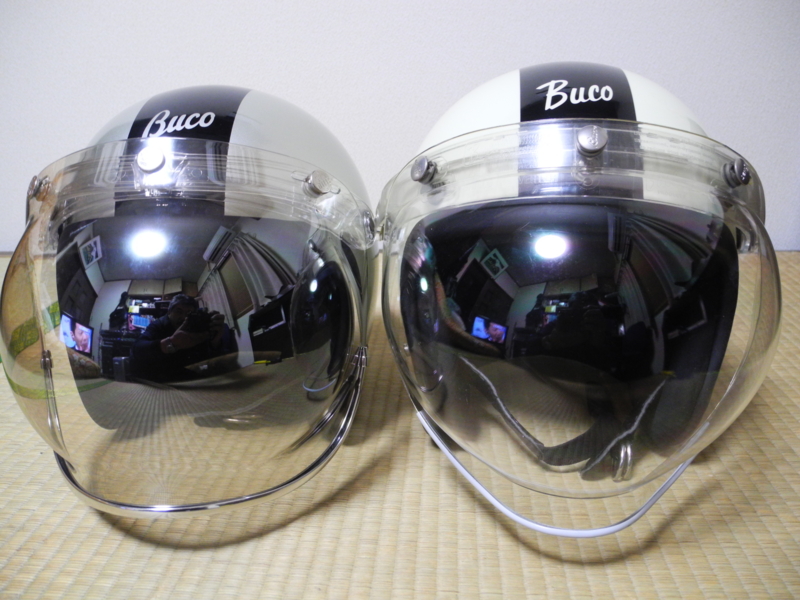 BUCO ブコ UVカット スモークバブルシールド ジェットヘル