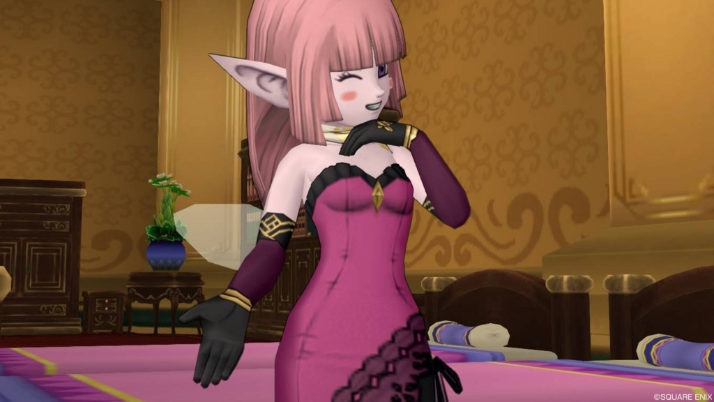 これでリーネさんと仲良しに モダンローズドレス装備でドレアしてみましたよ ドラクエ10好きのミルクでミルクティドラクエ 金策ブログ