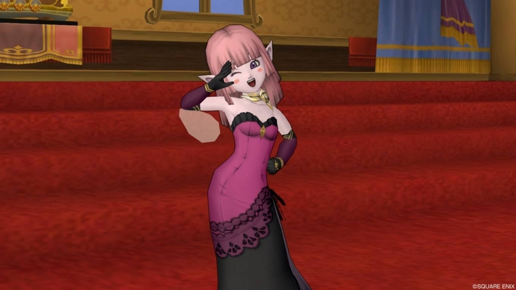 これでリーネさんと仲良しに モダンローズドレス装備でドレアしてみましたよ ドラクエ10好きのミルクでミルクティドラクエ 金策ブログ