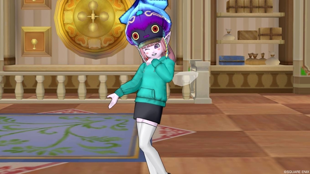 これはかわいい ゲノミーキャップでドレスアップしてみましたよ ドラクエ10好きのミルクでミルクティドラクエ 金策ブログ