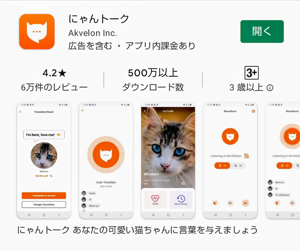 ネコ 鳴き声翻訳アプリを使ってみた 猫に恩返し ネコ 鳴き声翻訳アプリを使ってみた 猫に恩返し