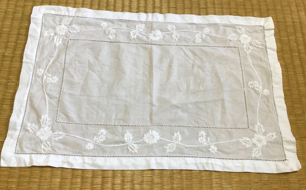 洗濯直後のランチマット