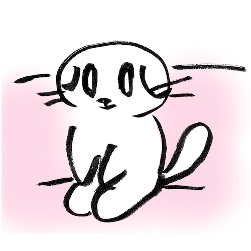 ソファでくつろぐ優雅な猫の無料イラスト 猫の無料イラスト スコちゃん