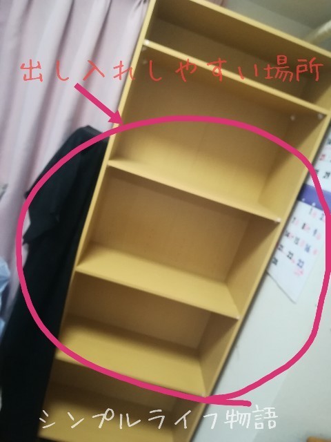 ニトリのカラーボックス２