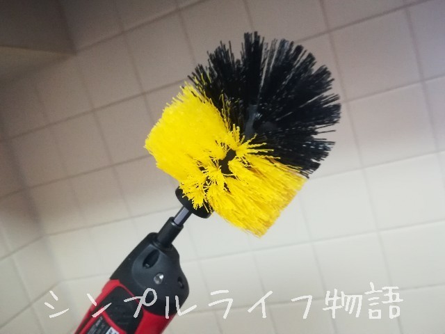 キッチンのタイル壁　目地の掃除８