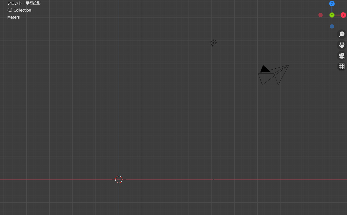 正面から見た図のスクリーンショット