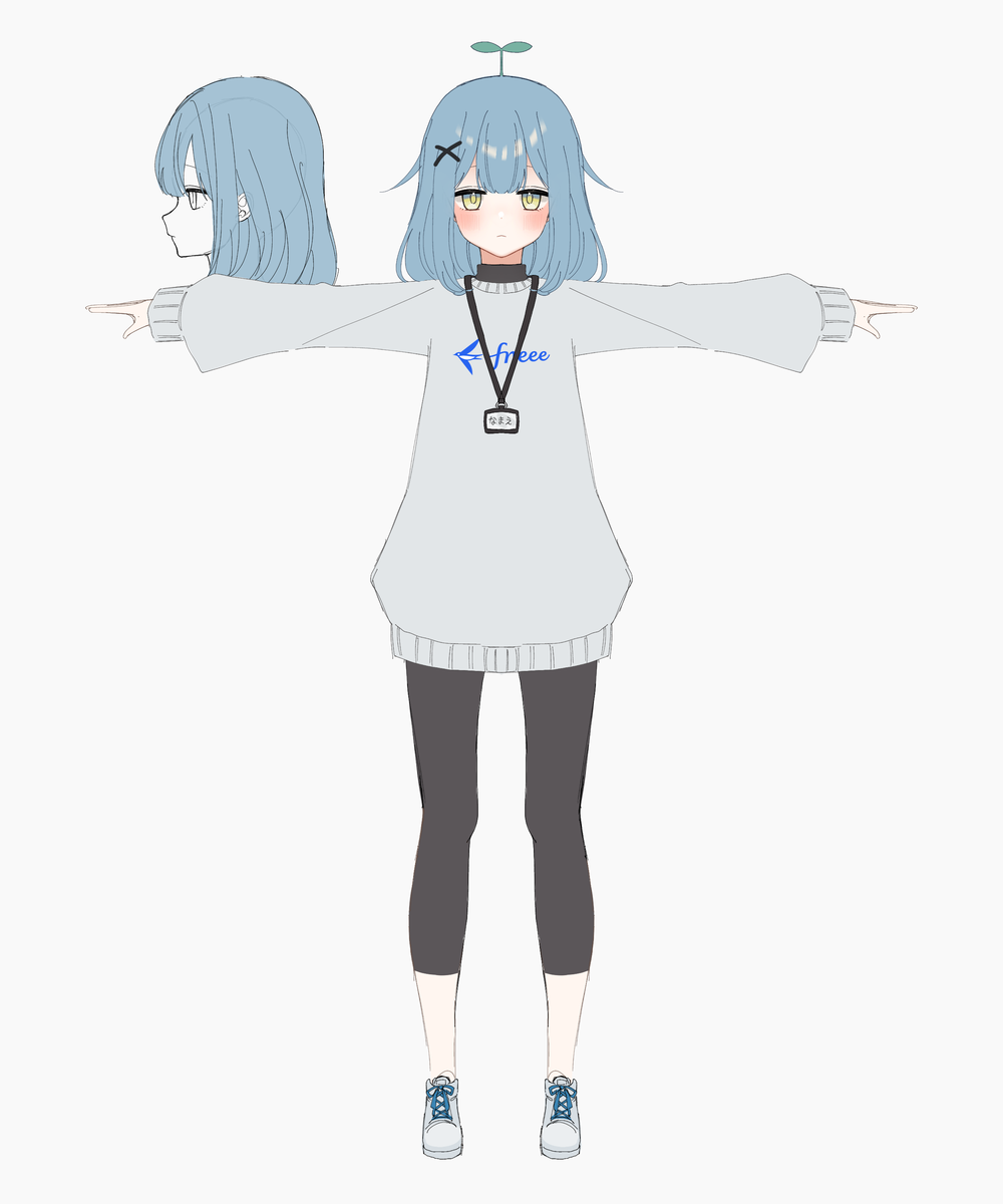 作成した三面図の画像