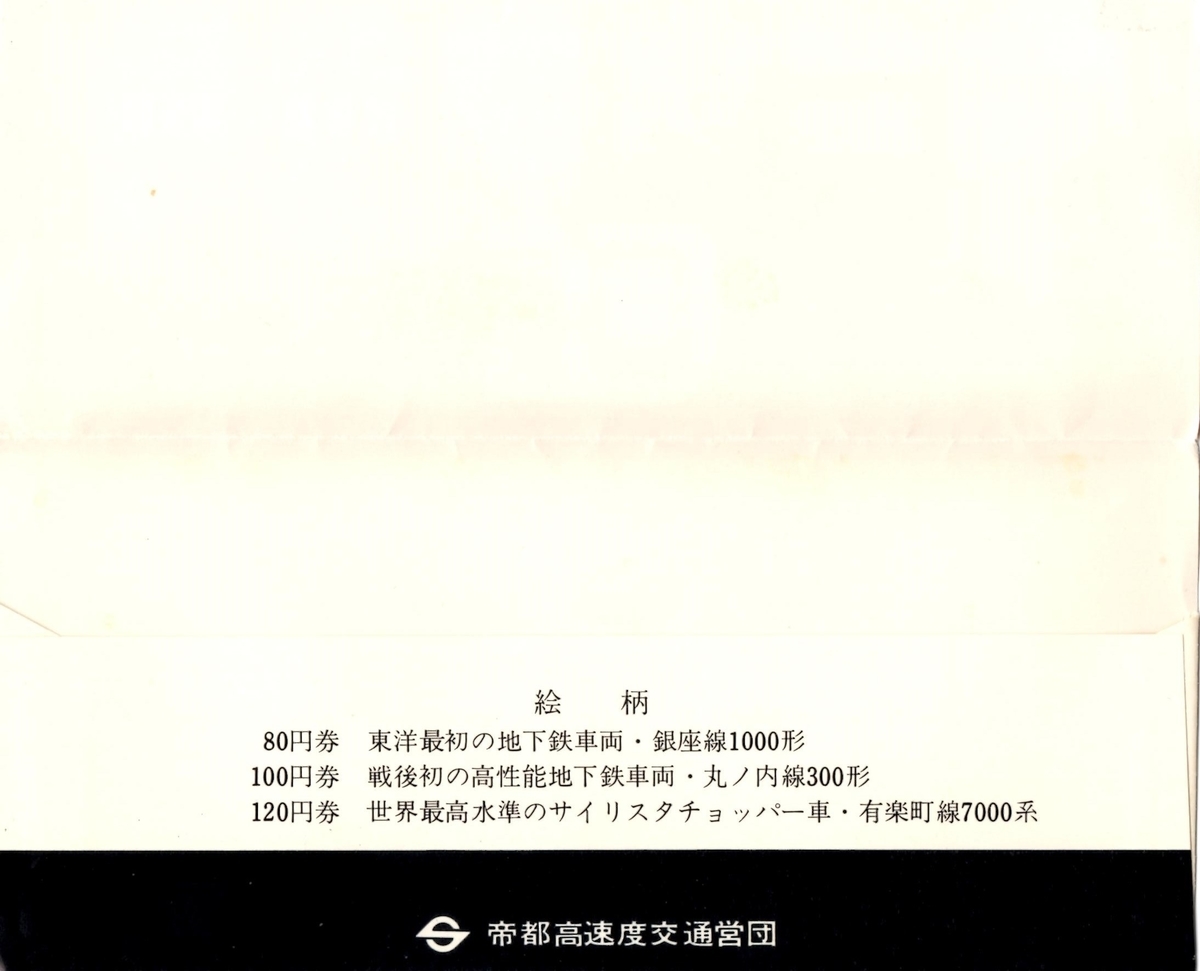 地下鉄開通50周年記念乗車券 - 走ルンですノート