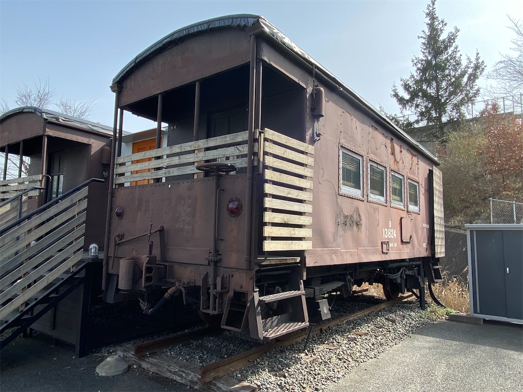 須坂の車掌車 - 走ルンですノート