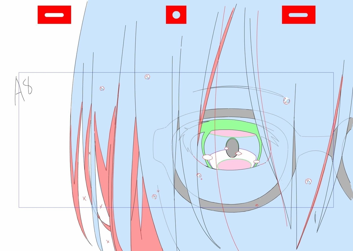 ロボ子原画