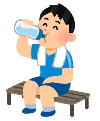 水分補給のイラスト
