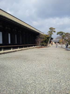 三十三間堂の出口