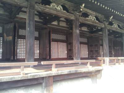 三十三間堂の伝七郎と決闘した場所
