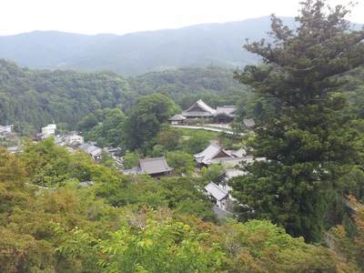 長谷寺の舞台からの眺め