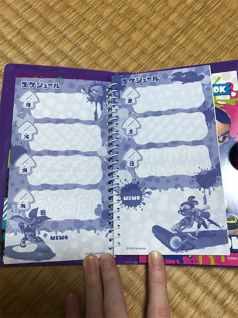 手帳編 オシャレさんの仲間入り カッコいいシステム手帳 スプラトゥーンのグッズを沢山紹介するブログ