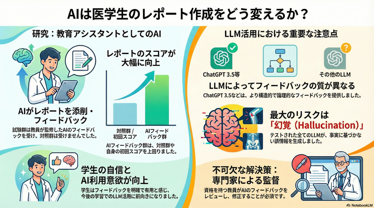 大規模言語モデル(LLM)を活用した医学画像診断レポート作成教育の試み
