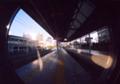 [Fisheye]駅ホーム