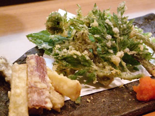 山菜の天ぷら