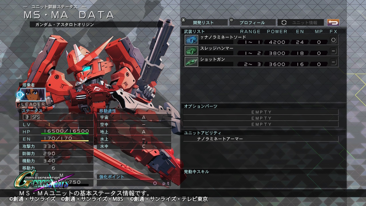 今日のmsはガンダム アスタロトオリジン Gジェネクロスレイズ Hobby日記