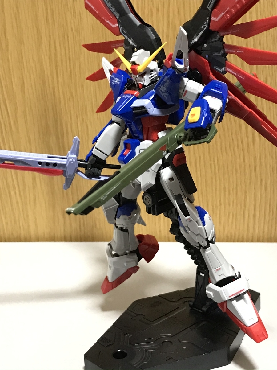 デスティニーガンダム　RG 1/144 プレミアムバンダイ限定　光の翼　セット RG 1/144 デスティニーガンダム［チタニウムフィニッシュ