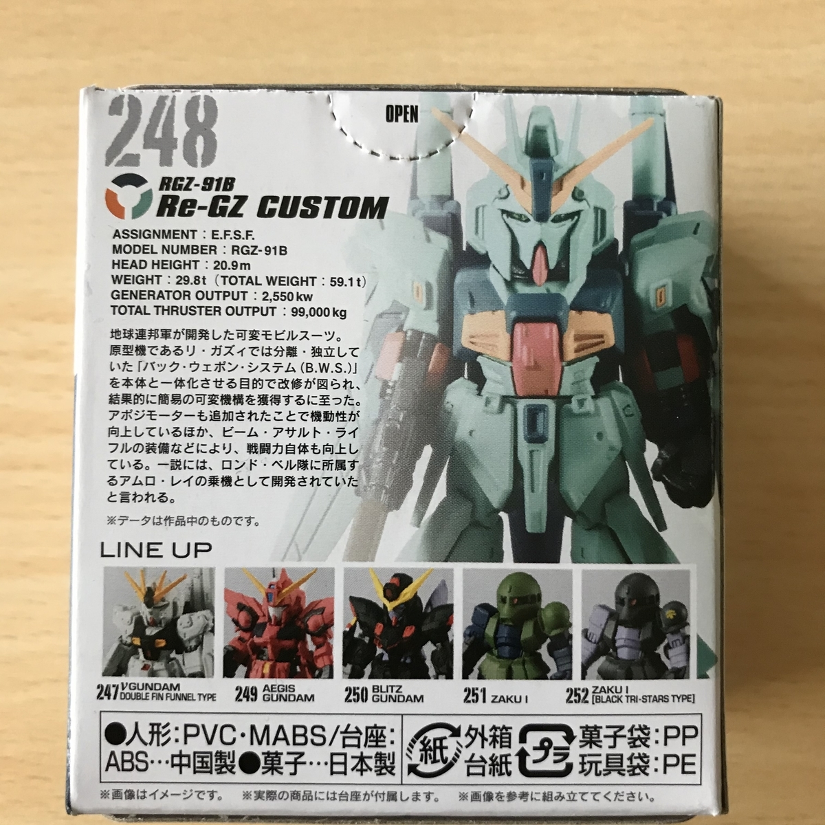 食玩のfw Gundam Converge 21を購入しました Hobby日記