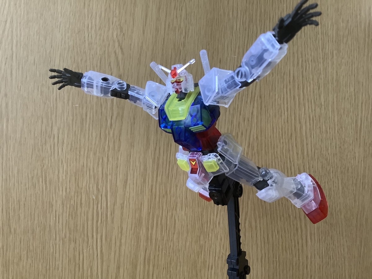 HGガンダム（クリアカラー）作りました！【ガンプラ】 - Hobby日記