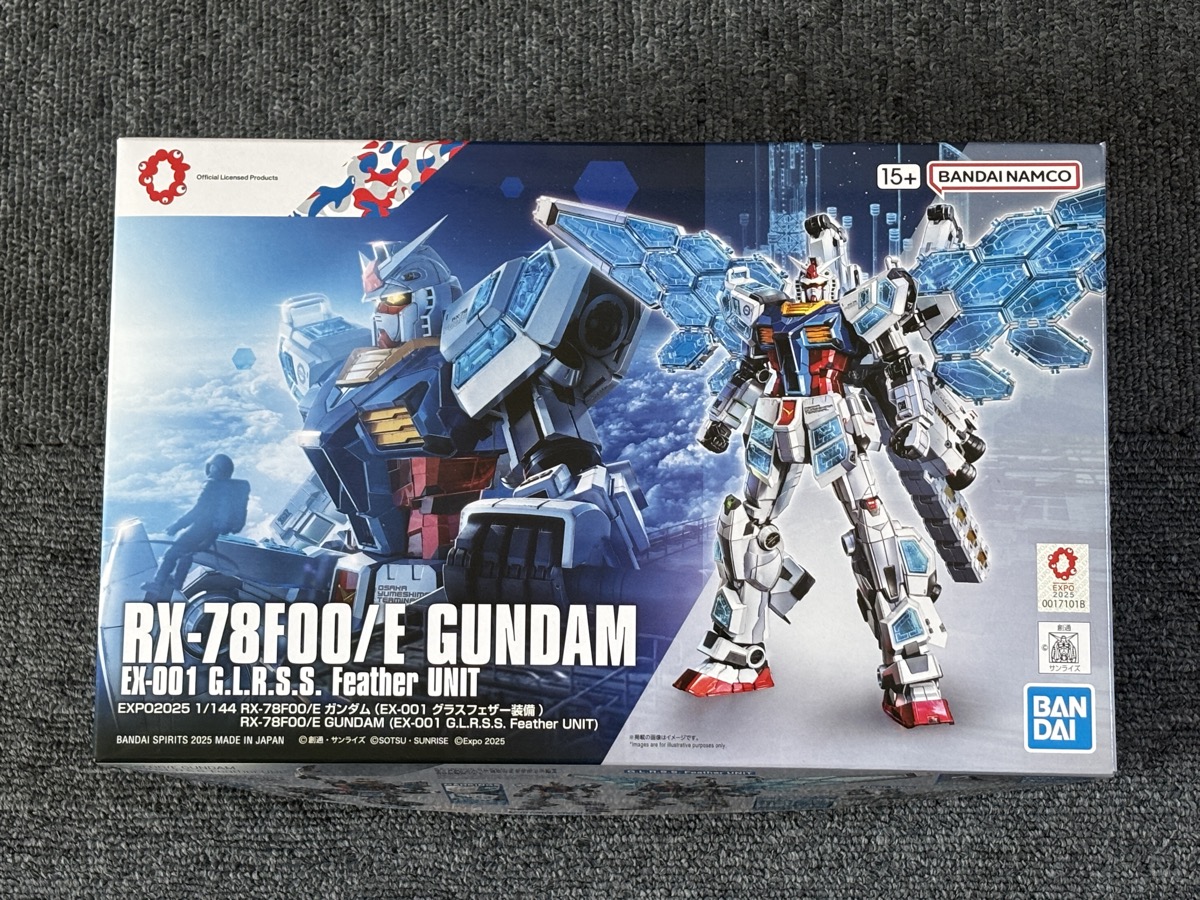 EXPO2025ガンダム（グラスフェザー装備）を素組みで組み立てた感想