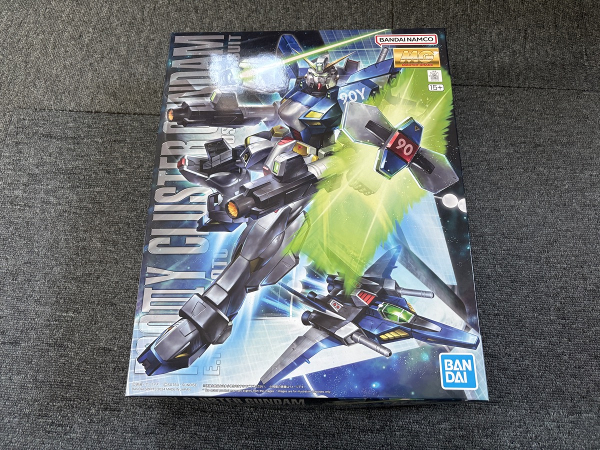 MGクラスターガンダムを素組みしてみた感想 - Hobby日記
