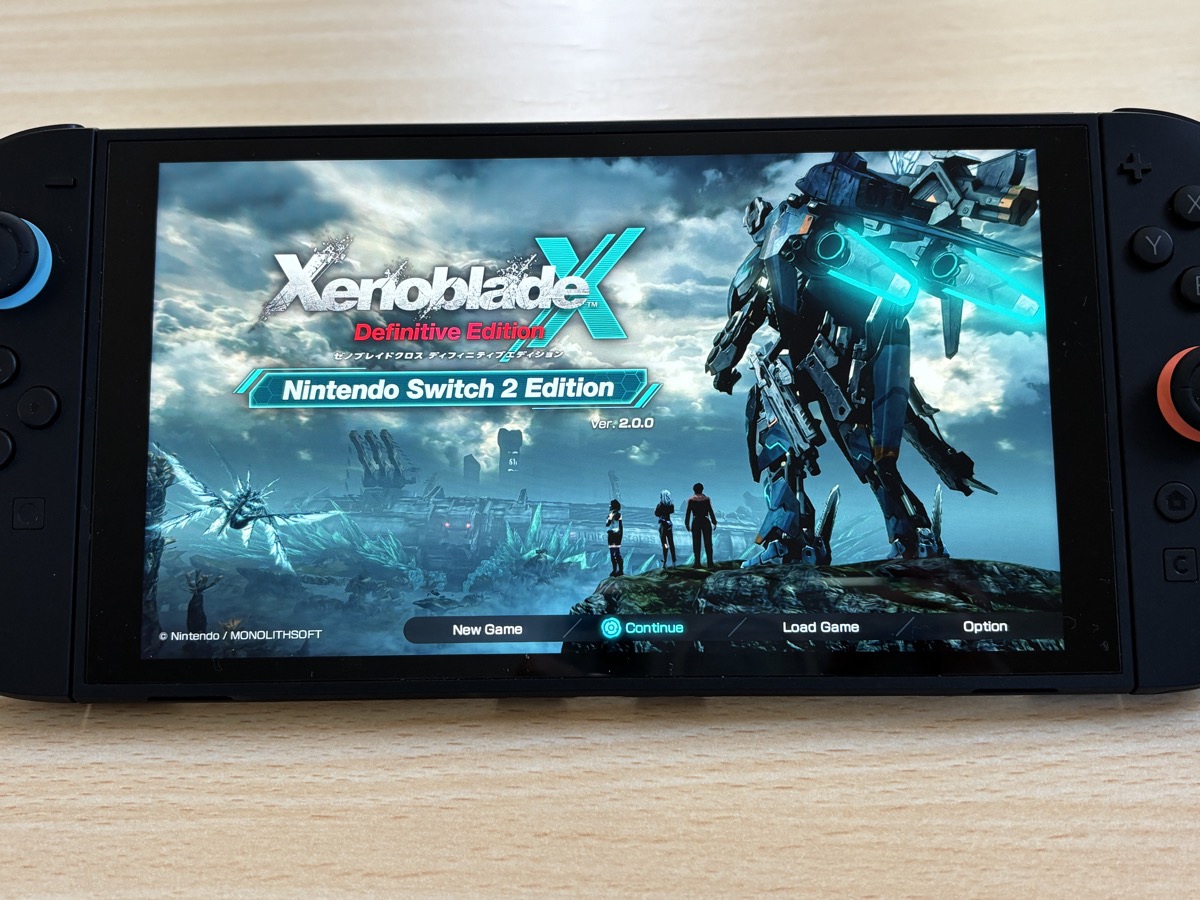 Switch2版ゼノブレイドクロスDEを携帯モードでプレイしてみた感想