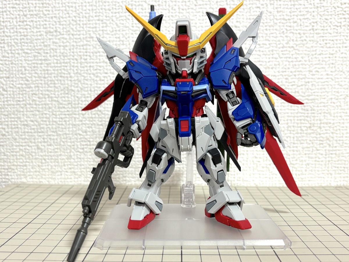 MGSDデスティニーガンダムを素組みしてみた感想 - Hobby日記