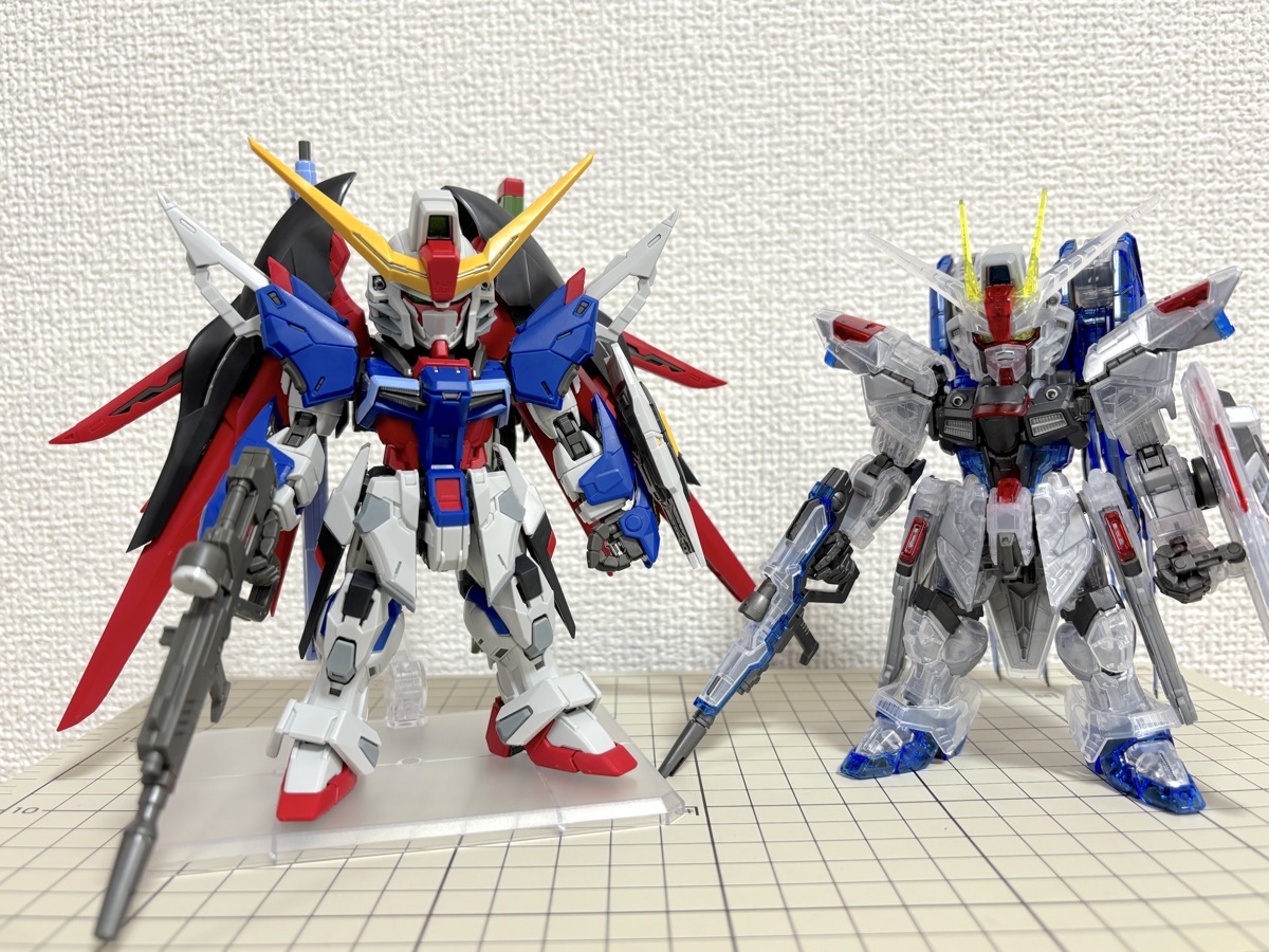 MGSDフリーダム&デスティニー MGSDデスティニーガンダムを素組みしてみた感想 - Hobby日記
