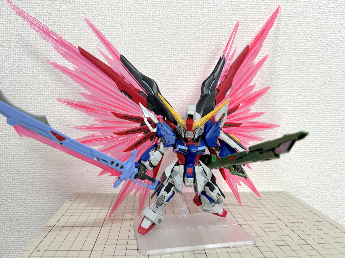MGSDデスティニーガンダムを素組みしてみた感想 - Hobby日記